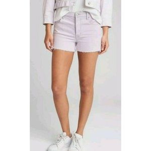 GAP LAVENDAR DENIM SHORTS 3" INSEAM WOMENS SIZE 31" WAIST CUT OFFS FRAYED HEM